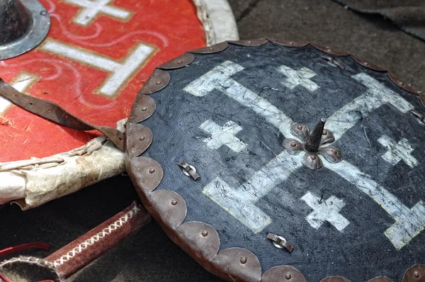 Military shields — Stock Photo, Image