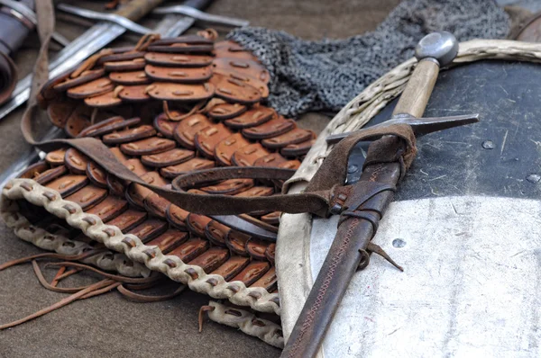 Medieval military equipment — Stock Photo, Image