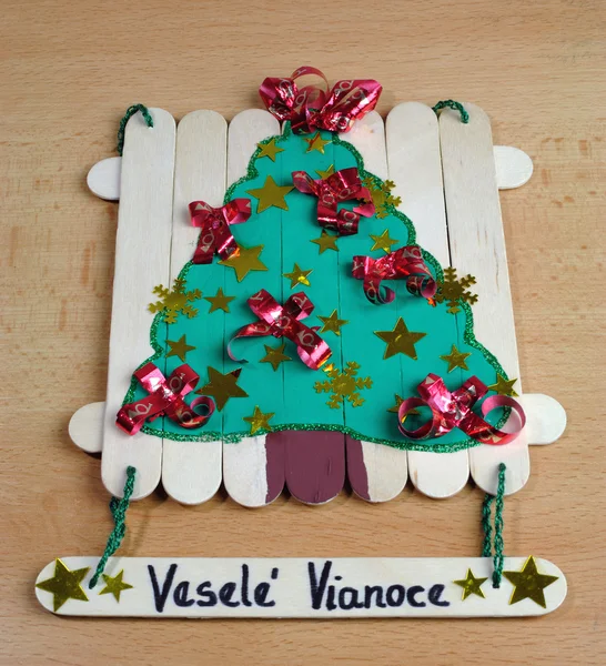 Christmas decorations handmade — Stock Photo, Image