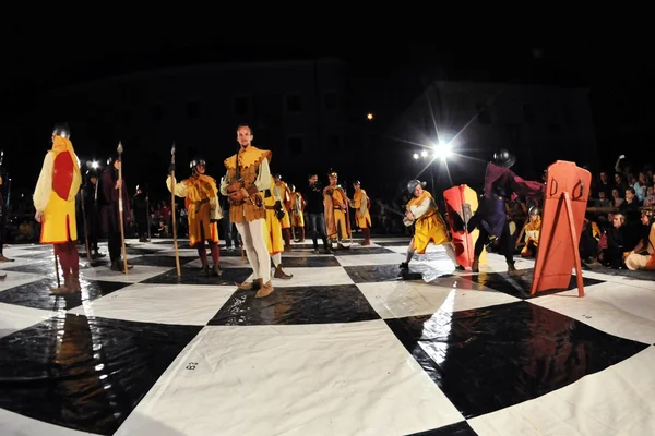 Ajedrez en vivo en banska stiavnica 2013 — Foto de Stock