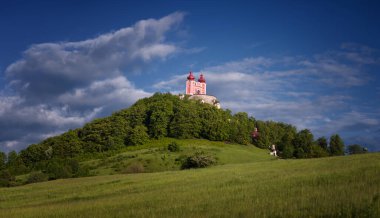 panorama summer Calvary in Banska Stiavnica, Slovak Republic Unesco monument