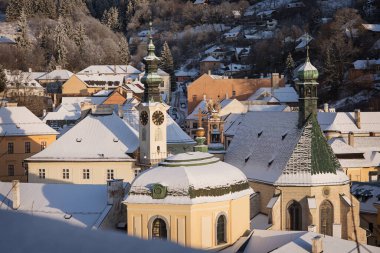 Kışın Banska Stiavnica, UNESCO Slovak Cumhuriyeti
