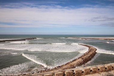 Rabat Kalesi, Fas 'tan Atlantik Okyanusu manzarası
