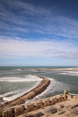 Rabat Kalesi, Fas 'tan Atlantik Okyanusu manzarası