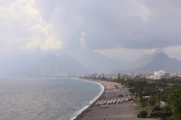 Antalya Beach Mountain View Turkey — Stock Photo, Image