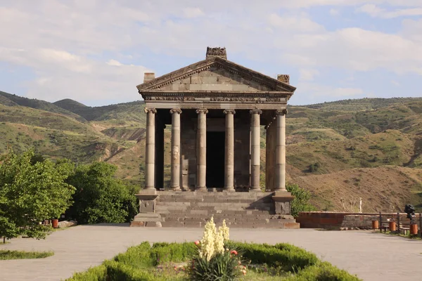 Ναός Του Γκάρνι Είναι Ελληνορωμαϊκός Ναός Στην Αρμενία — Φωτογραφία Αρχείου