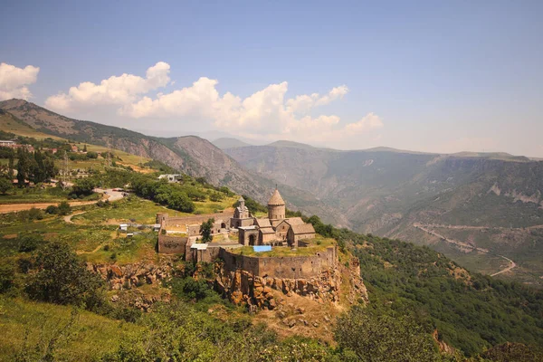 亚美尼亚Tatev修道院的空中拍摄 — 图库照片