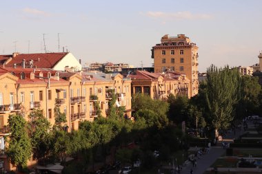Erivan, Ermenistan 'dan Ararat Dağı manzarası