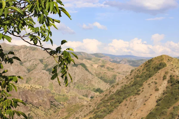Canyon Bij Zonsondergang Bij Garni Armenië — Stockfoto