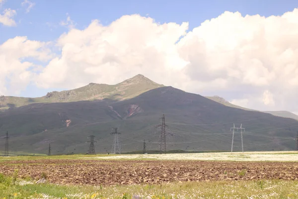 Природа Армении Облачную Погоду — стоковое фото