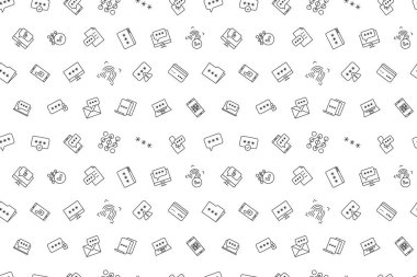 Vektör parola kalıbı. Parola kusursuz arkaplan