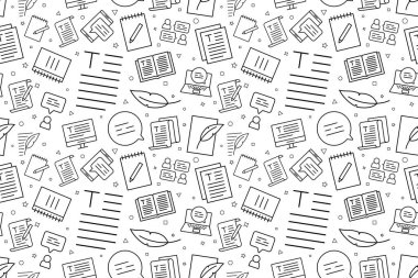 Vektör metin deseni. Metinsiz arkaplan