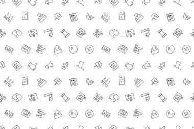 Oylama kalıbı. Kusursuz arkaplan seçiliyor