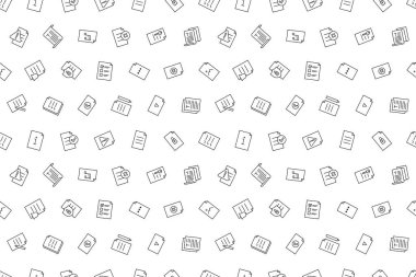 Vektör belge kalıbı. Dosyalar kusursuz arkaplan