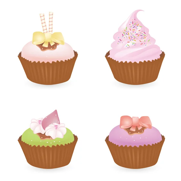 Vector colorful cakes — Stock Vector