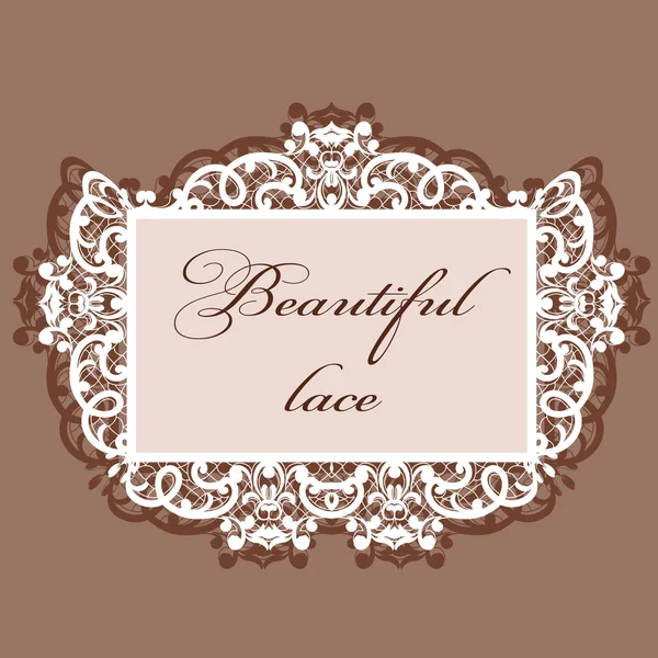 Frame lace-like — Stock Photo, Image