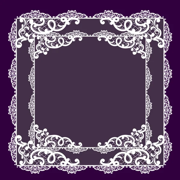 Frame lace-like — Stock Photo, Image