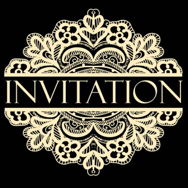 dantel vektör tasarımı