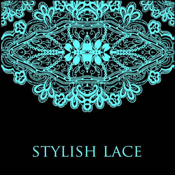 Lace vector design — Stock Vector