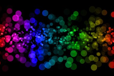 ışık arka plan bokeh desenli