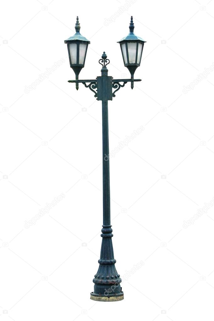 Lamp Post Lamppost Street Road Light Pole isolated