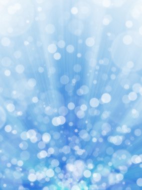 mavi bokeh soyut ışık arkaplanı