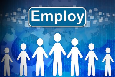 istihdam iş kavramı kelime insan kaynakları