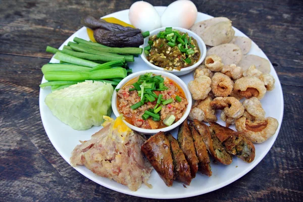 Hors-d'oeuvre ,Thai food Northern style — Stock Photo, Image