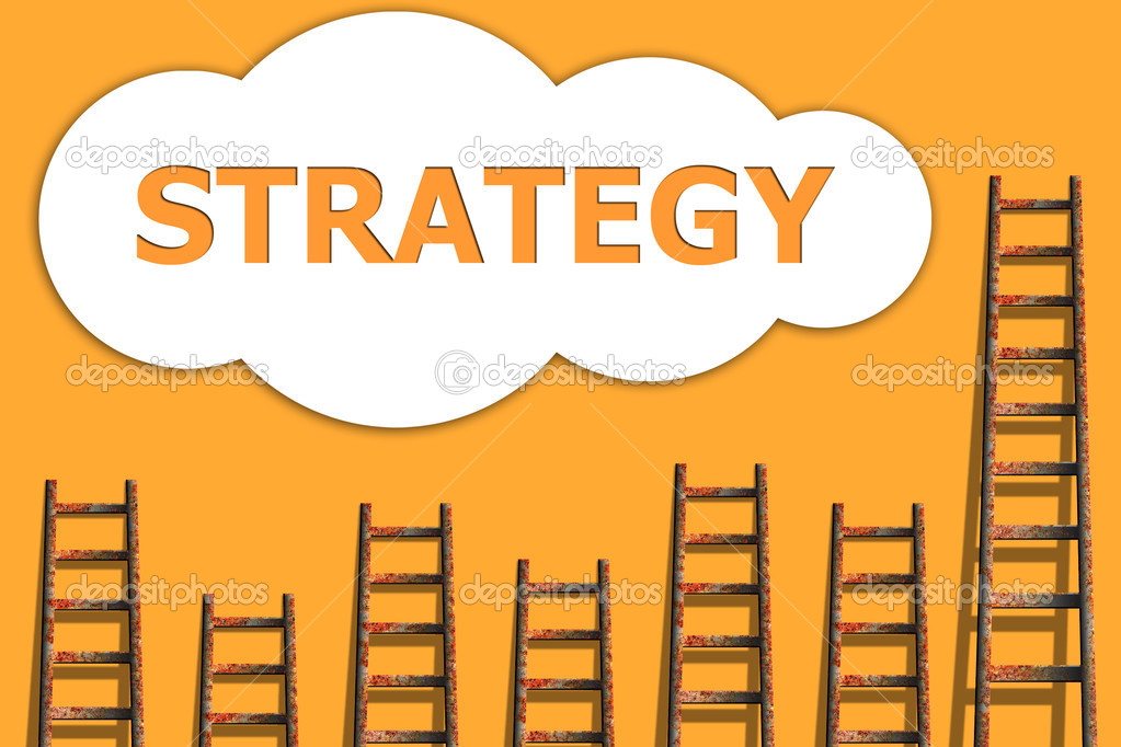 Strategy,wordding about success of business