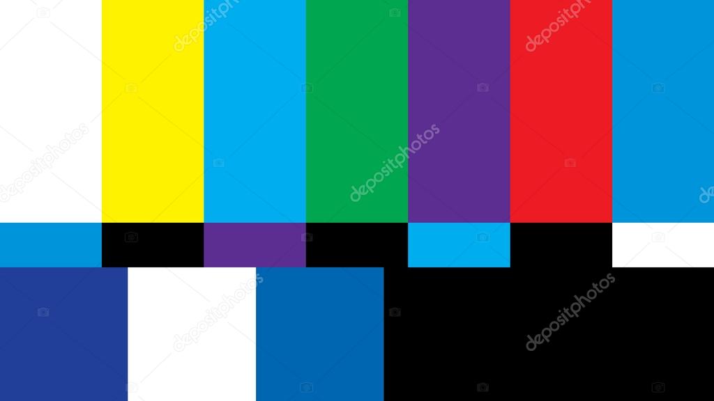 old tv color bars