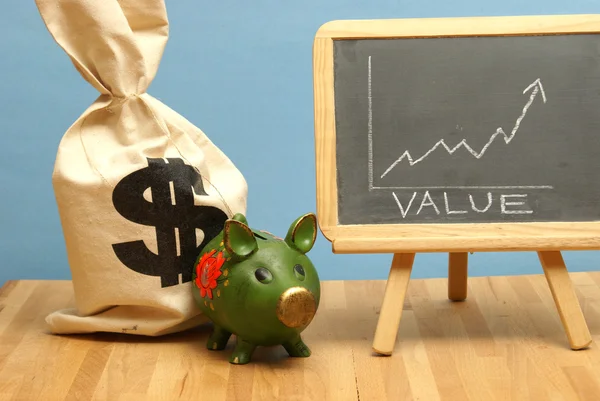 Verhoging van de waarde — Stockfoto