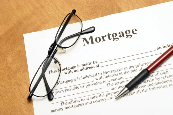 Mortgage Agreement — Stock Photo, Image