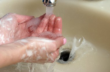 Rinsing Hands clipart