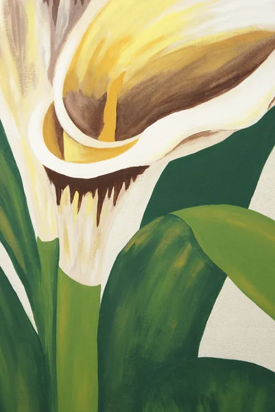 Calla Lilies Painting — Stock Photo, Image