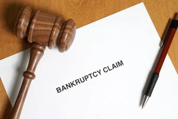 Bankruptcy Claim — Stock Photo, Image