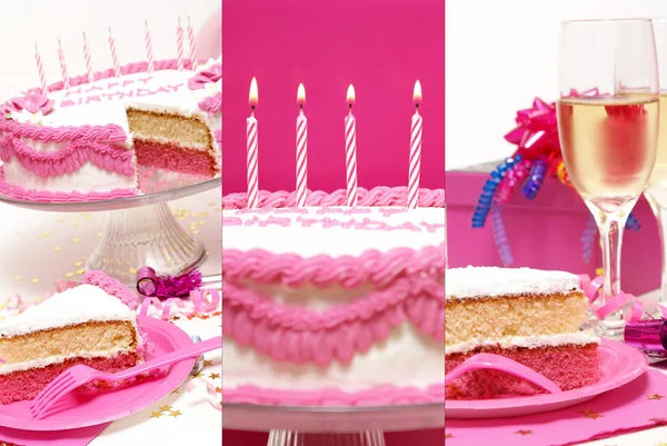 Collage de cumpleaños —  Fotos de Stock