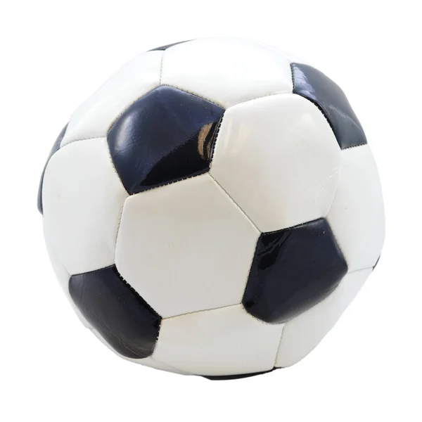 Isolated White Image Clean New Soccer Ball — Stock Photo, Image