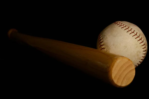 Isolated Bat Baseball Black Background Royalty Free Stock Images