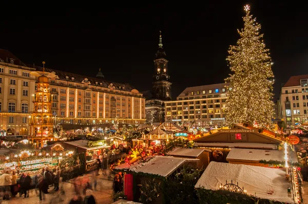 Mercado de Natal em Dresden — Fotografia de Stock