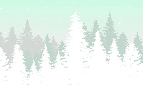 ブラックブランチツリーまたはネイキッドツリーシルエットを設定します 雪の下で手描きの冬の木とベクトルカード 手描きの孤立イラスト 木のシンボルスタイル — ストックベクタ