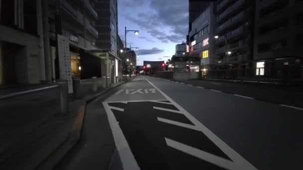 Tokyo Asakusa Sabah Erken Bisiklet 2021 Baharı — Stok video