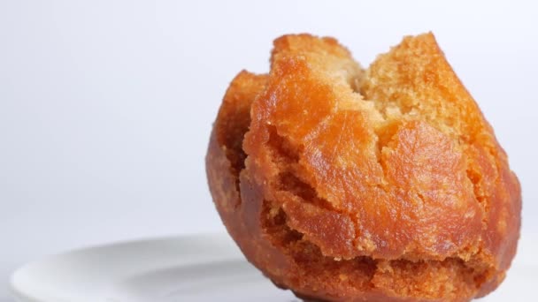 Японські Смажені Пончики Сата Андагі — стокове відео