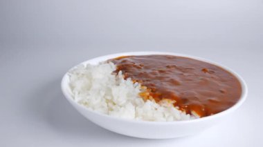 Dana pirinçli Hayashi pilavı.