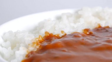 Dana pirinçli Hayashi pilavı.