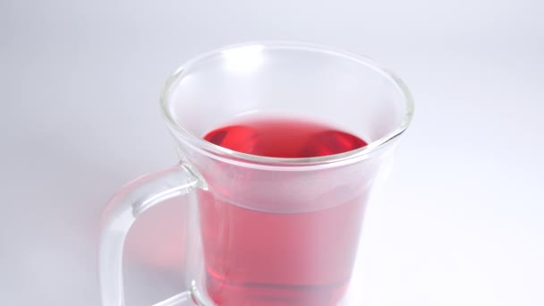 風味豊かなお茶の混合果実 — ストック動画