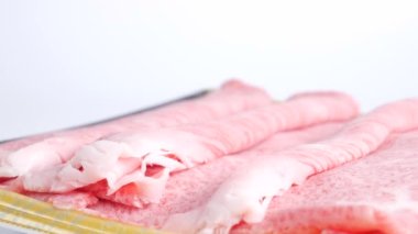Japon siyah sığır eti fileto dilimi Kuroge Wagyu