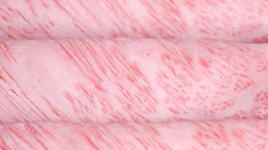 Japon siyah sığır eti fileto dilimi Kuroge Wagyu