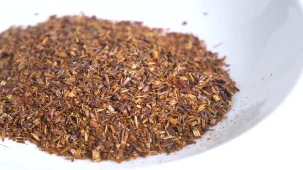 Rooibos Foglie Primo Piano Video Clip — Video Stock