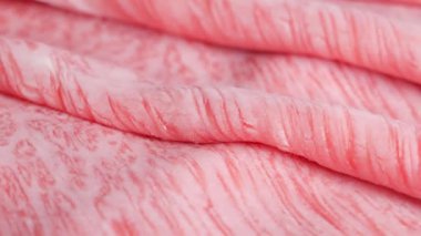 Japon siyah sığır eti fileto dilimi Kuroge Wagyu