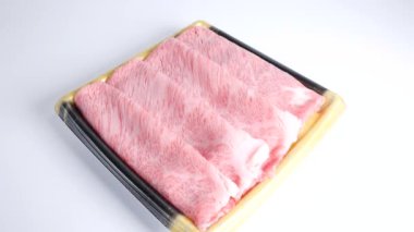 Japon siyah sığır eti fileto dilimi Kuroge Wagyu